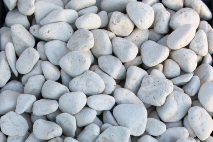 Белая галька галтовка (20-40 мм.)  купить в Одинцово от производителя, без посредников